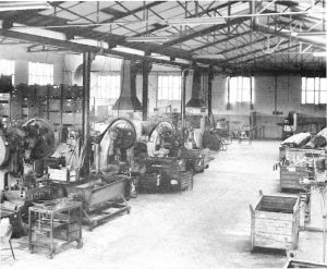 Cold forming department in 1974